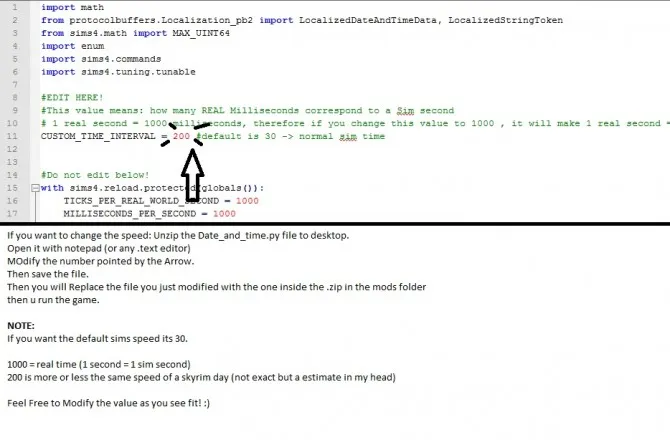 Time Speed Changer – Make the game Clock Run Slower MOD