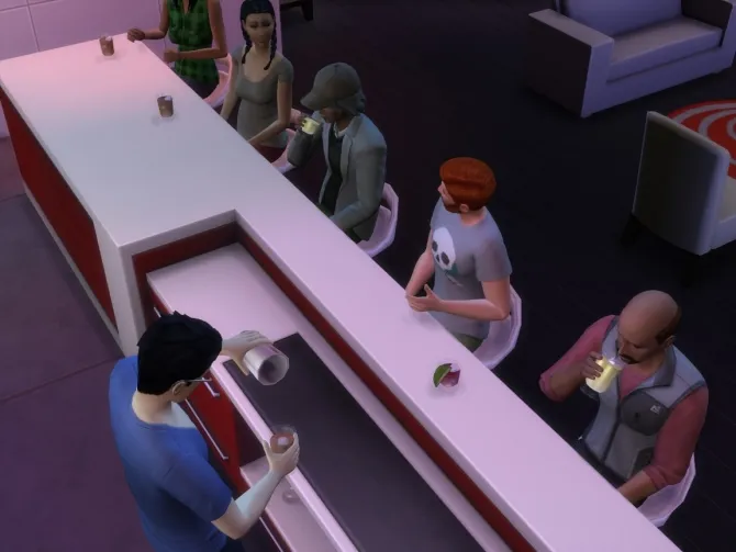 Bartending & Bars Revamp by Shimrod101, Sims 4 Gameplay Tweaks mod