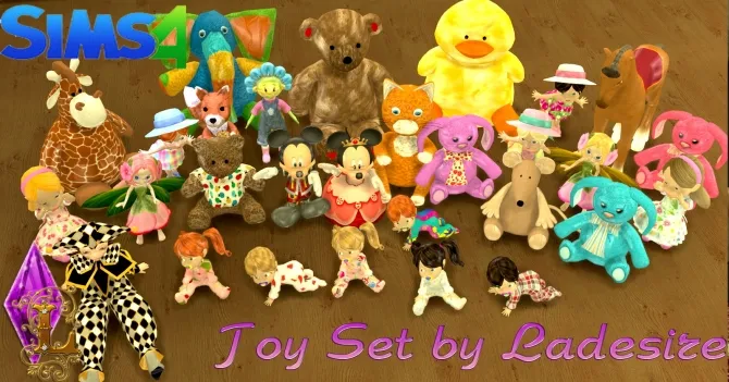 Toy Set by Ladesire Thesims3, Sims 4 decor CC
