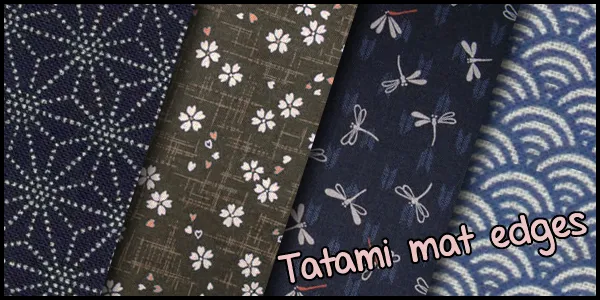 Japanese Style Wall and Floor Set by Graphite91, Sims 4 walls & floors CC