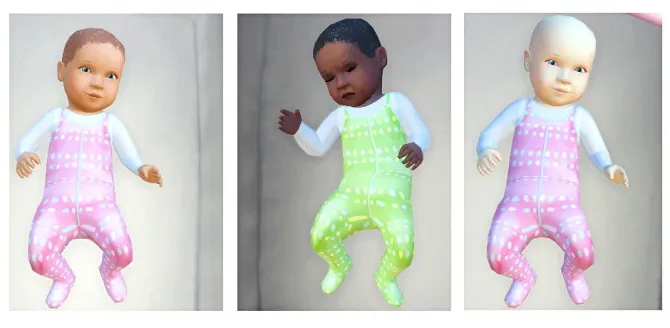 Baby Makeover Default Replacement by Elys Simsalabim, Sims 4 skins CC