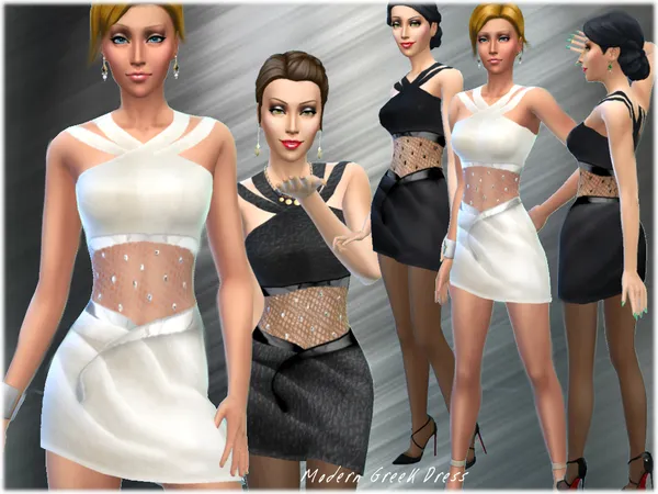 Modern Greek Style Dress