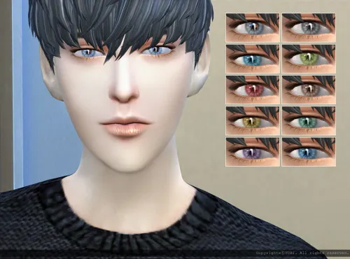 150412 Eye Color 10 Set by Rg Veda, Sims 4 eyes CC