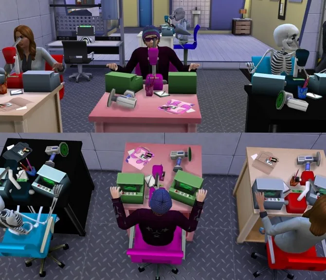 Smaller Microscope Alternative by Esmeralda, Sims 4 Build Buy Tool mod