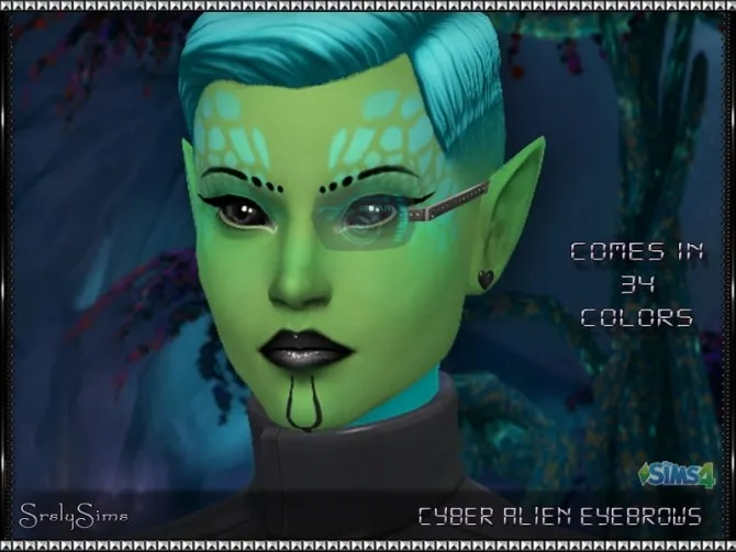 Cyber Alien Eyebrows