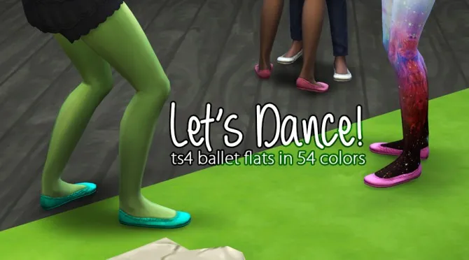 Ballet flats in 54 colors