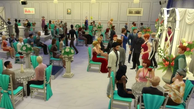 Longer Parties & More Guests by weerbesu, Sims 4 Relationship and Social mod