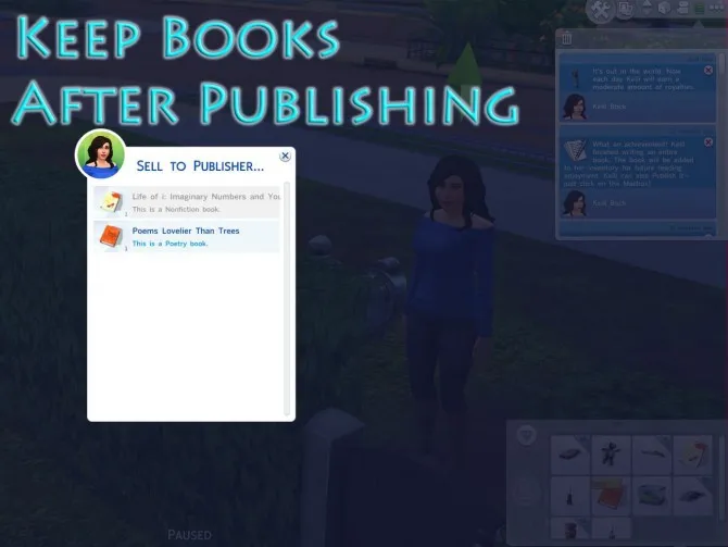 Keep Books After Publishing