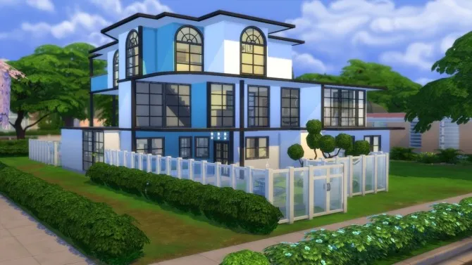 Three Bedroom House by Simmingwithmary, Sims 4 residential lots CC