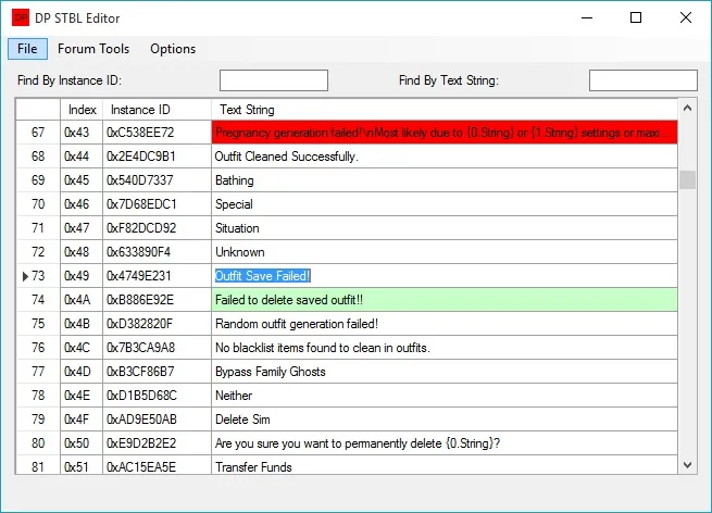 DP STBL Editor by Deaderpool, Sims 4 Cheat mod