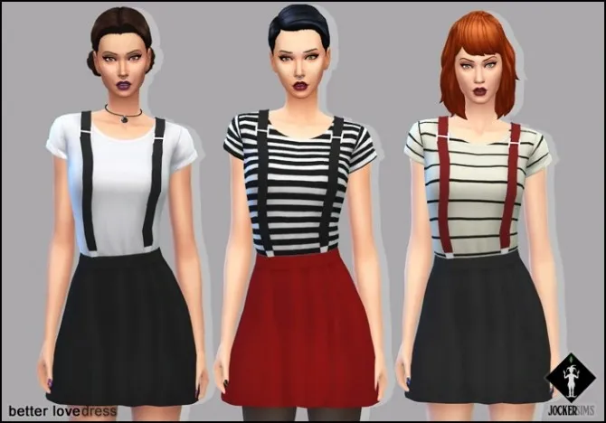 Better Love Dress with 3D suspenders