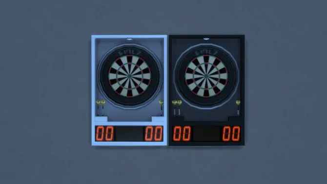 Contemporary/Modernized Dartboard by Coolvamp, Sims 4 Build Buy Tool mod