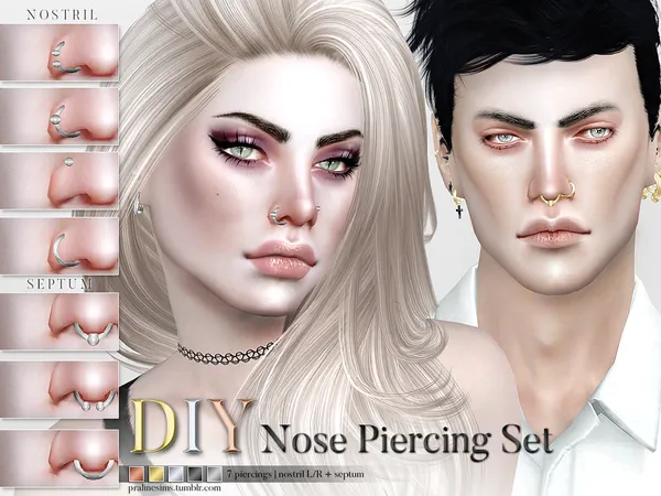DIY Nose Piercing Set