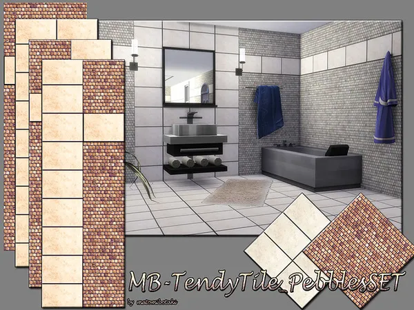 MB Trendy Tile Pebble SET