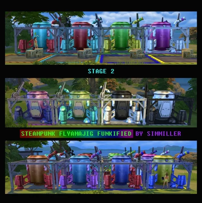 Steampunk Flyamajig Funkified by Simmiller, Sims 4 miscellaneous CC
