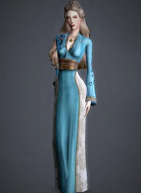 Bluebird Gown Cersei Lannsiter