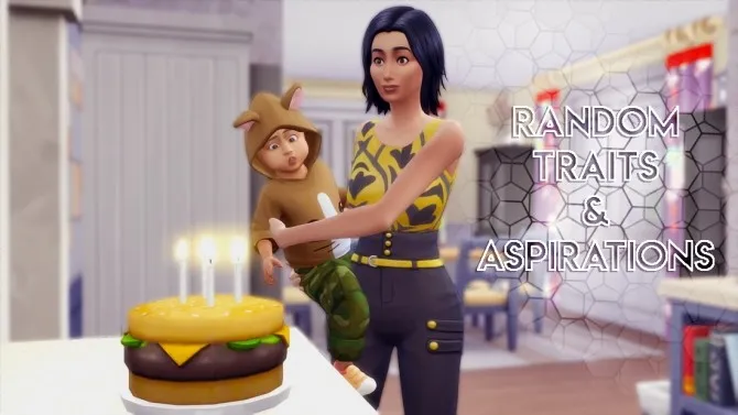 Random Traits & Aspirations by graycurse, Sims 4 Trait and Aspiration mod