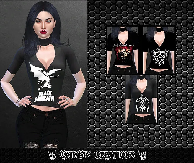 Bands Choker T-Shirt