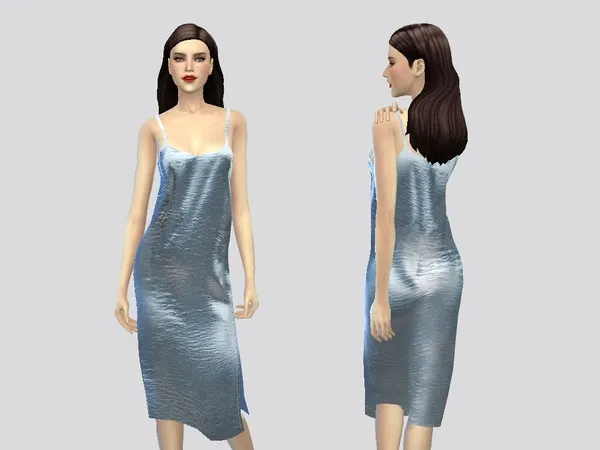 Ava dress by April, Sims 4 female clothes CC