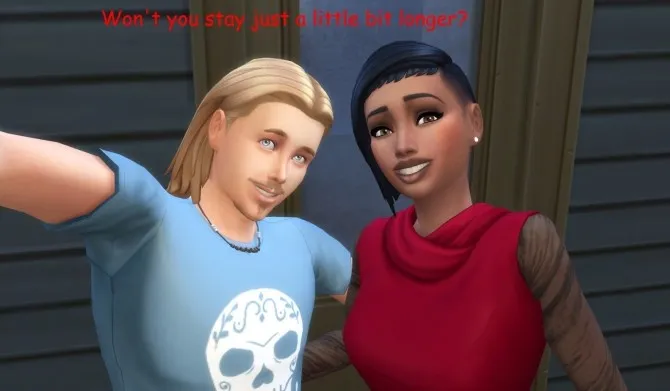 Home Lot Visitors Stay Longer by Ravynwolvf, Sims 4 Gameplay Tweaks mod