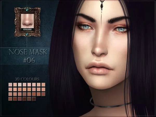 Nose mask 06 (full coverage & overlay)
