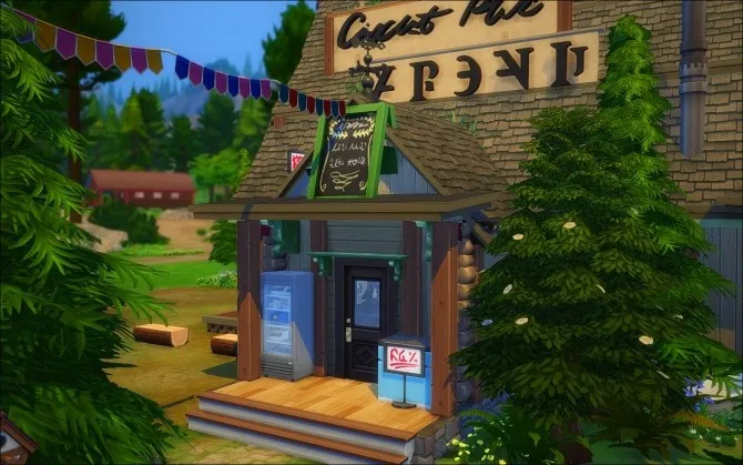 Mystery Shack by Zagy, Sims 4 residential lots CC