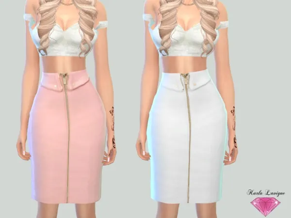 Fanny Skirt by Karla Lavigne, Sims 4 female clothes CC