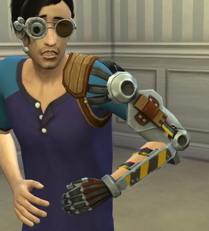Stand-alone ROBOT ARM accessory by horresco, Sims 4 accessories CC