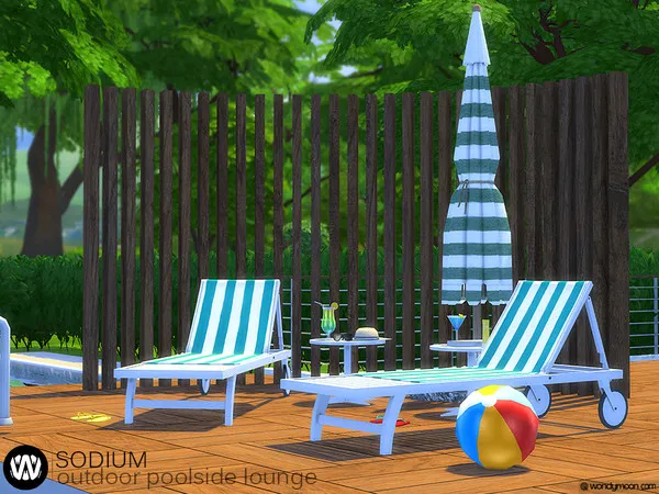 Sodium Outdoor Poolside Lounge