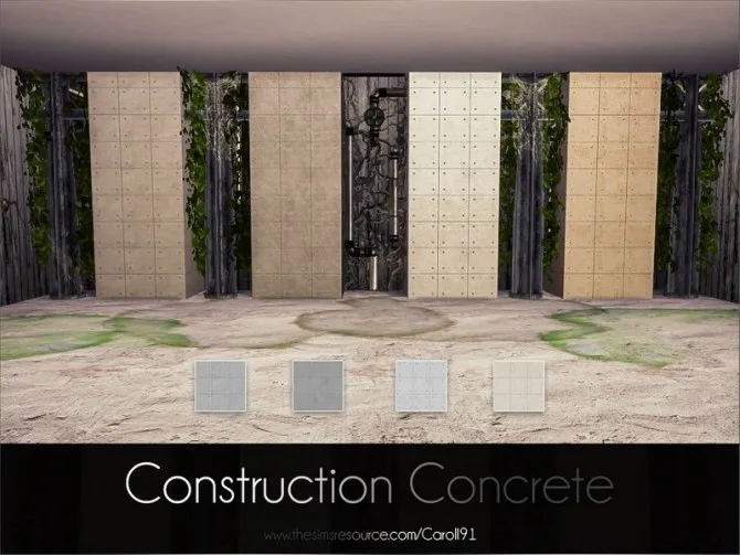 Construction Concrete wall