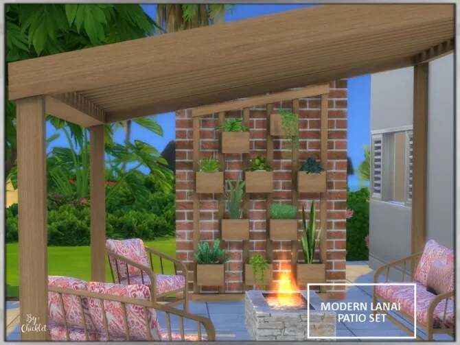 Modern Lanai Patio Set