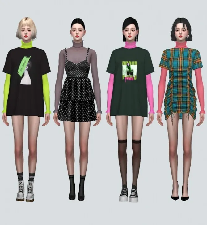 Layering See-Through Mesh T-shirts Gloves