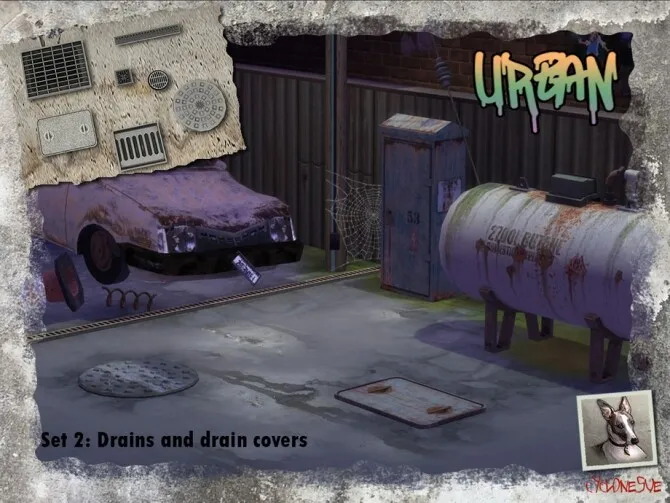 Urban Set 2: Drains and Drain Covers