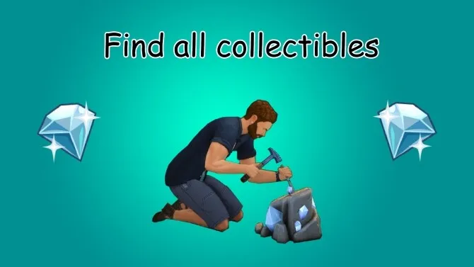 Find all collectibles mod by Sigma1202, Sims 4 Cheat mod