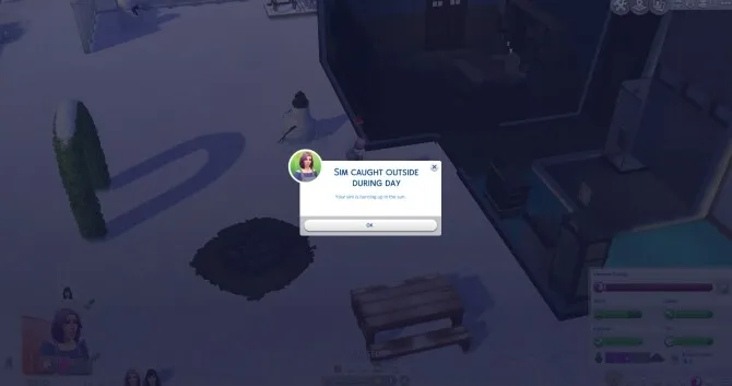 Burning up mod by HiddenKnowledge, Sims 4 Gameplay Tweaks mod