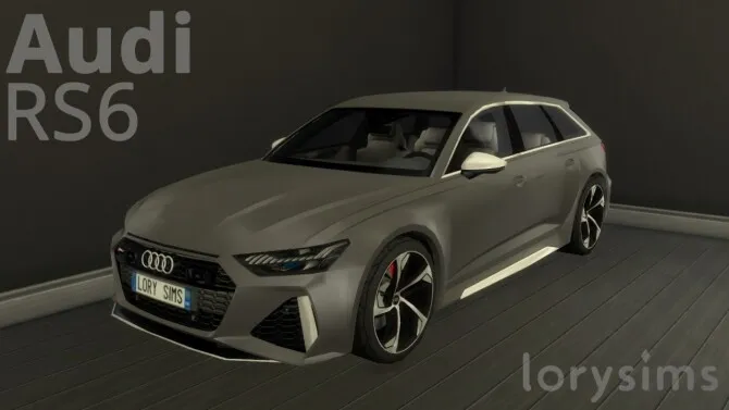 Audi RS6 by Lorysims, Sims 4 miscellaneous CC