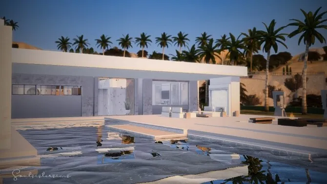 Waterloo Mansion by Soulsistersims, Sims 4 residential lots CC