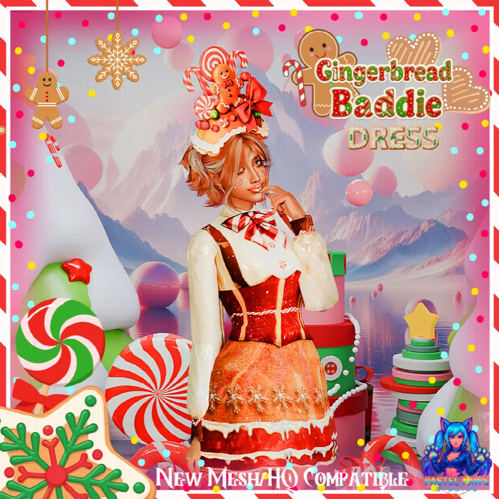 Gingerbread Baddie Dress