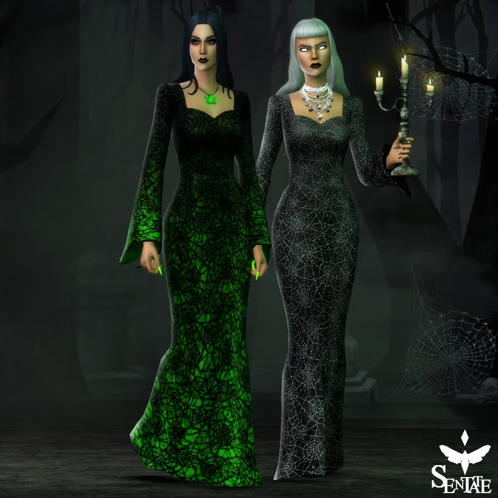 Morticia Dress