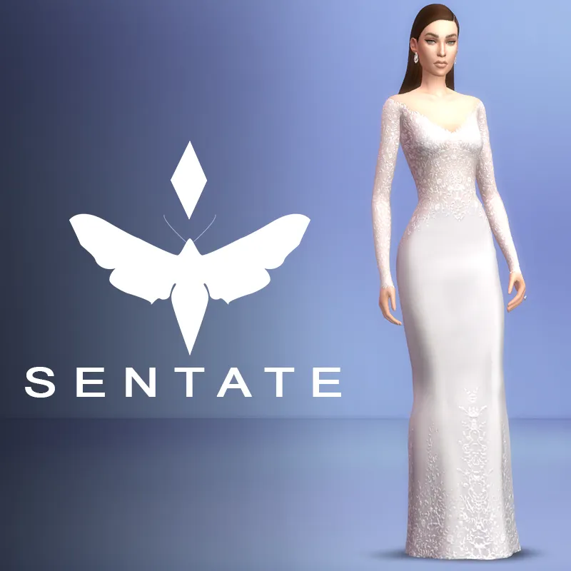 Jessie Dress by Sentate (with Joliebean and H.F.O), Sims 4 female clothes CC