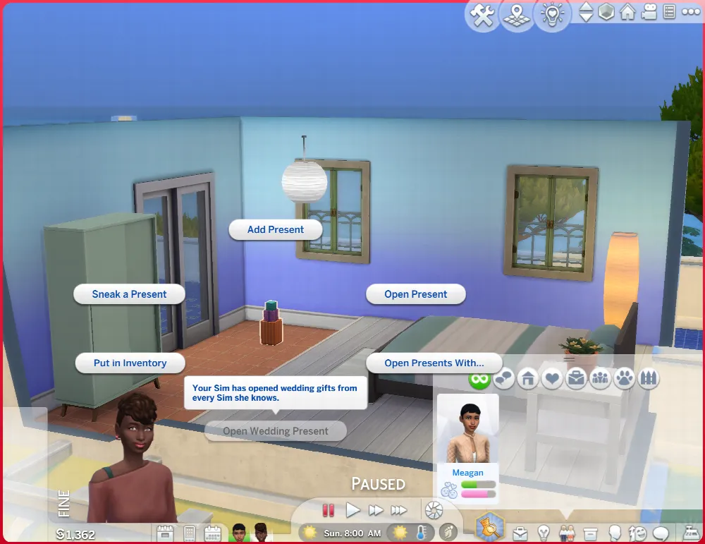 Wedding Gifts by JaneSimsten, Sims 4 Gameplay Tweaks mod