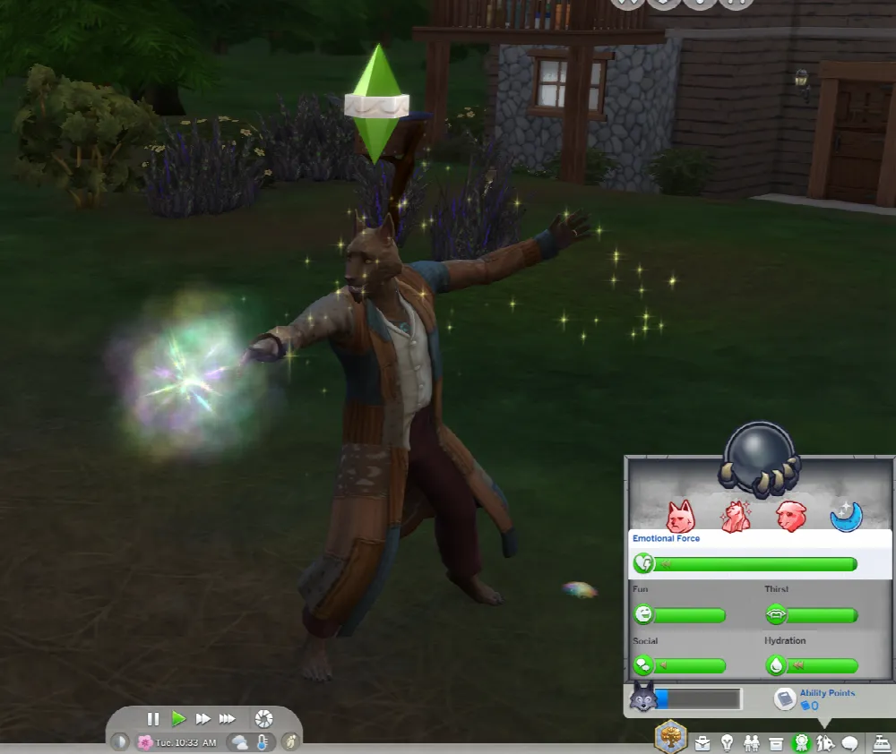 Occult Hybrid Mod by BearlyBearable, Sims 4 Gameplay Tweaks mod