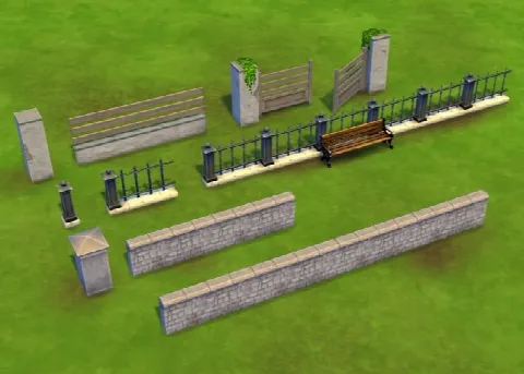 Liberated Fences (objects) by plasticbox, Sims 4 miscellaneous CC – image 2