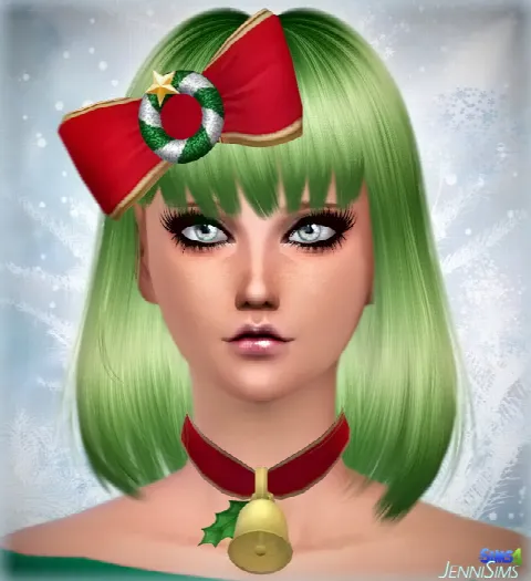 Necklace Bell Xmas, Bow Christmas