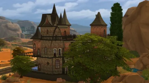 Vampire castle by Aya20, Sims 4 residential lots CC – image 2
