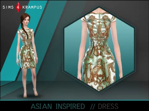Asian inspired dress