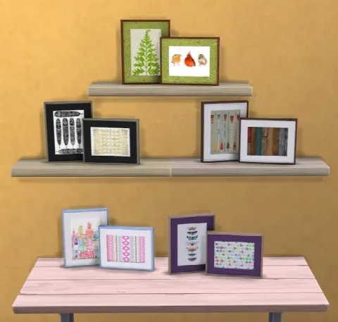 Mutske’s kinlet frames override by Saudade Sims4, Sims 4 decor CC – image 3