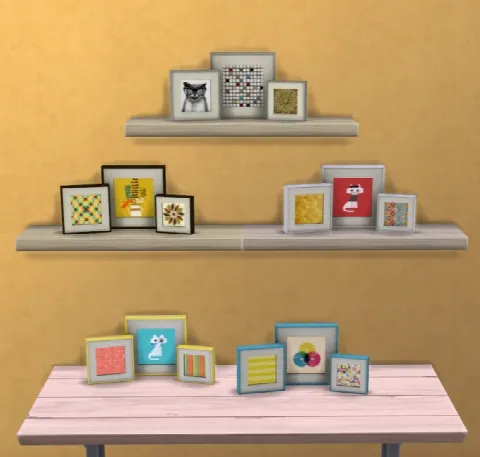 Mutske’s kinlet frames override by Saudade Sims4, Sims 4 decor CC – image 4