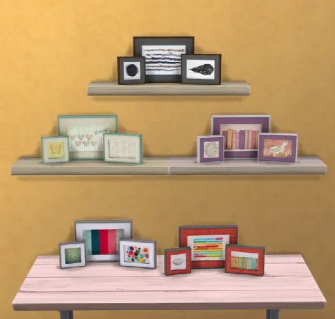 Mutske’s kinlet frames override by Saudade Sims4, Sims 4 decor CC – image 5