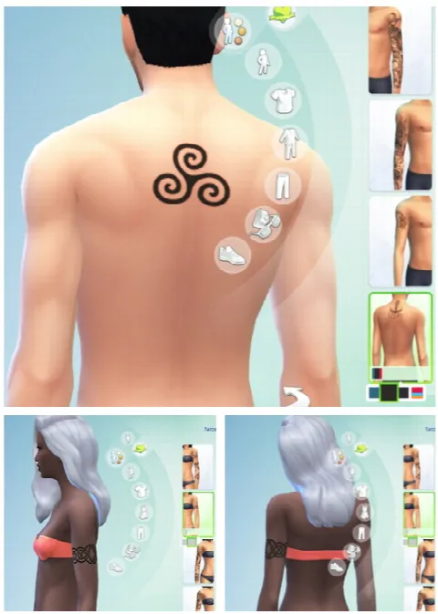 TRISKELE TATTOO AND CELTIC BAND TATTOO